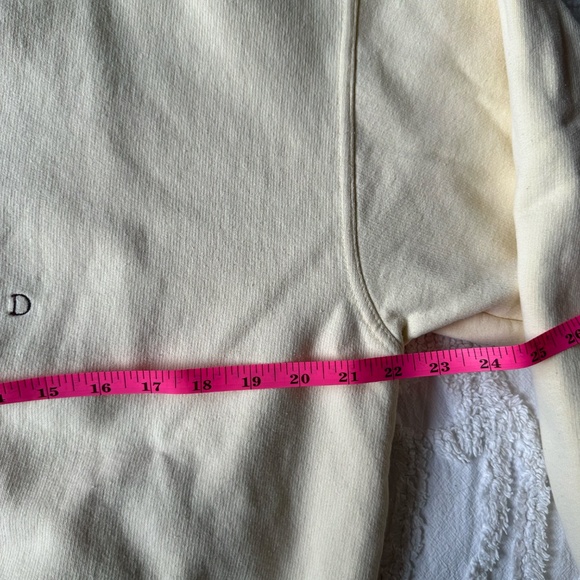 Vintage Keeneland Horse Racing Fleece Pullover Womens Small Yellow Long Sleeve - Picture 9 of 10